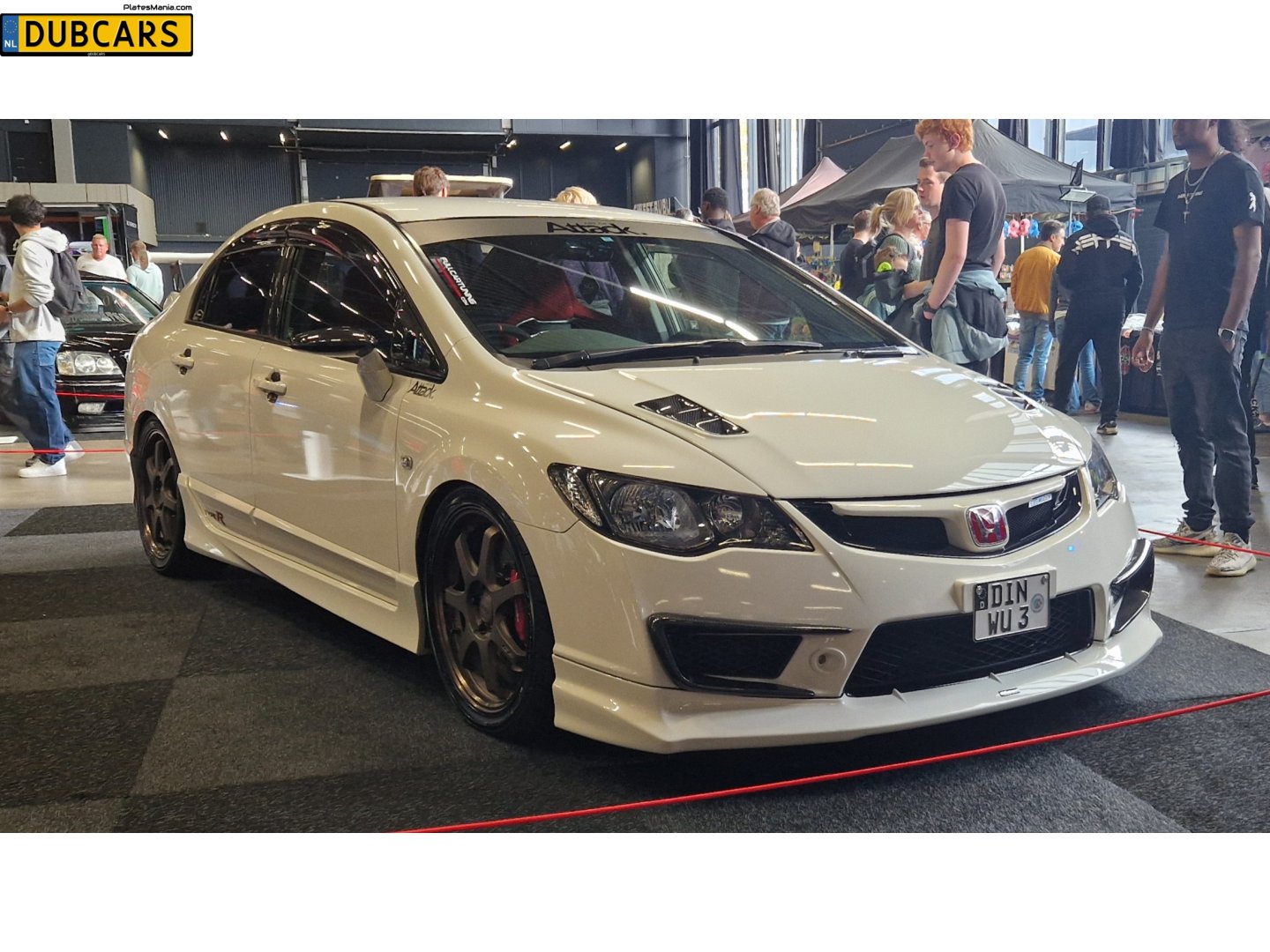 DIN WU 3, Honda Civic 8th gen Sedan (FD; Global-market), 2005–2012