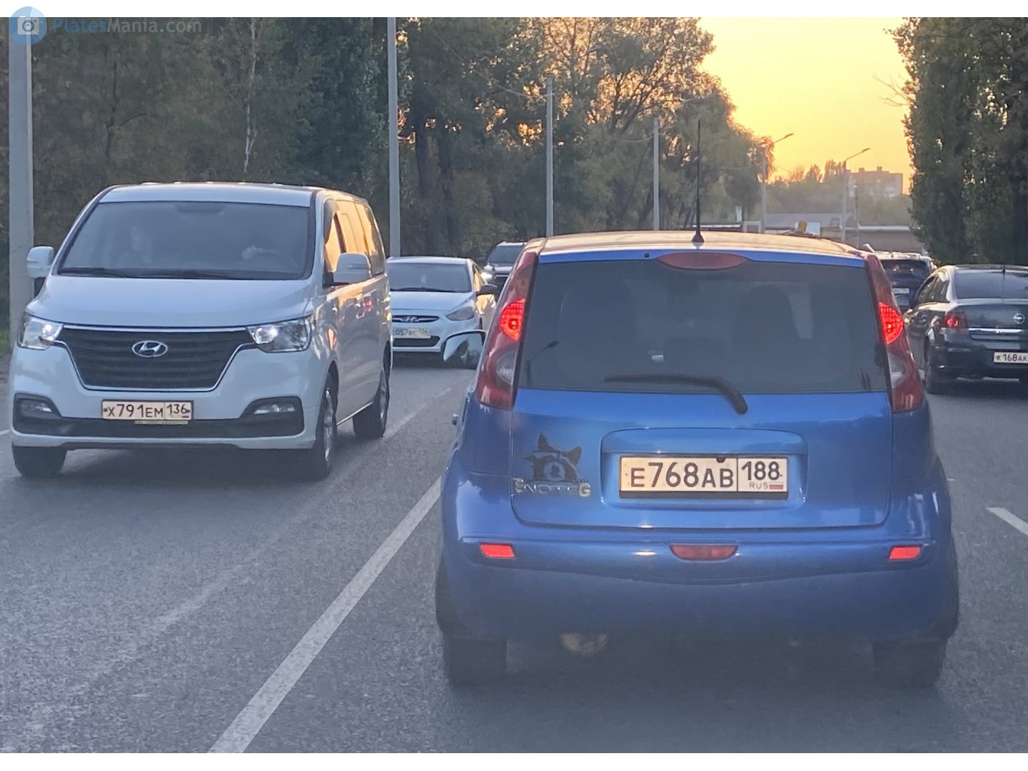 е 768 ав 188, Nissan Note 1st gen (E11), 2005–2013