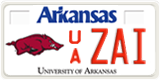 Arkansas, Specialty plates (AB XXXX / XXXXX)