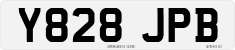 License plate of the United Kingdom, 1983 year system
