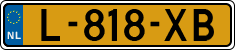 License plate of the Netherlands, Cars