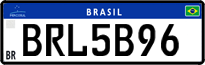 License plate of Brazil, Private owners (Mercosul)