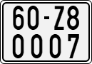 License plate of Vietnam, Motorcycles