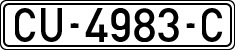 License plates of Spain, 1971 year series
