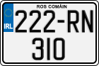 License plate of Ireland, Regular plates