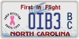 North Carolina, Specialty plates (XXXX A/B)