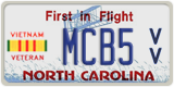 North Carolina, Specialty plates (XXXX A/B)