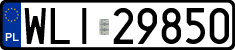License plates of Poland, Regular car plates