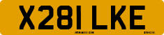 License plate of the United Kingdom, 1983 year system