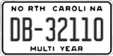 North Carolina, Multi Year (AB-12345)