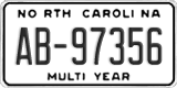 North Carolina, Multi Year (AB-12345)
