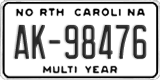 North Carolina, Multi Year (AB-12345)