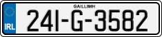 License plate of Ireland, Regular plates
