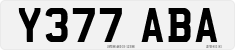 License plate of the United Kingdom, 1983 year system