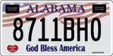 Alabama, God Bless America (1234AB5)