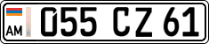 License plate of Armenia, Organizations