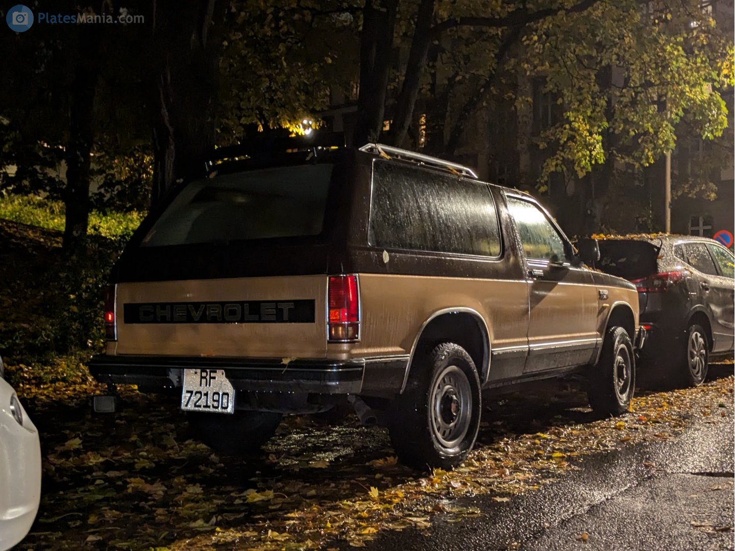 RF 72190, Chevrolet Blazer 1st gen S-10 Blazer 3-door SUV (GMT330), 1982–1994