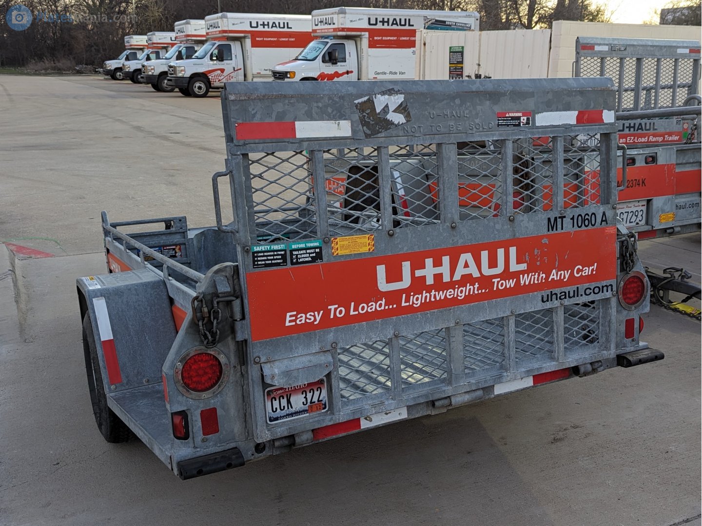 CCK 322, U-Haul Motorcycle Trailer (MT) 