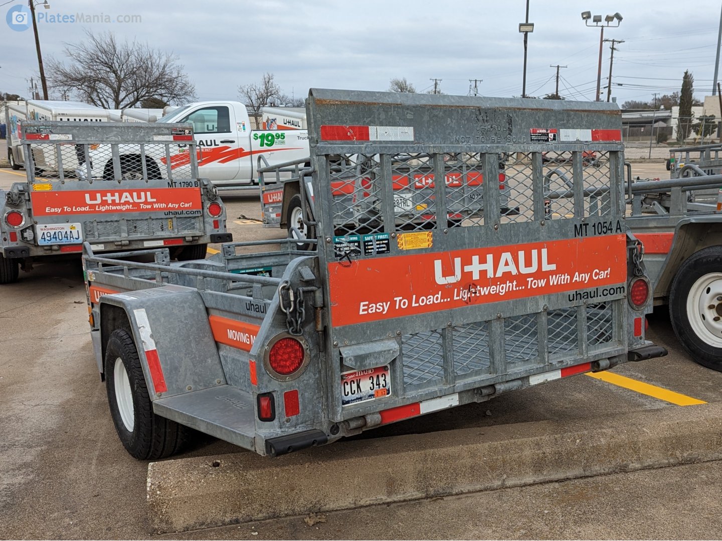 CCK 343, U-Haul Motorcycle Trailer (MT) 