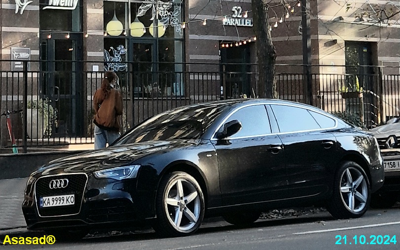 KA 9999 KO, Audi A5 1st gen Sportback (B8/8TA), facelift, 2011–2016