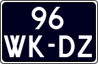 License plate of the Netherlands, Trailers