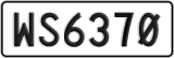 License plate of New Zealand, AB1(234)