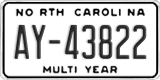 North Carolina, Multi Year (AB-12345)