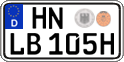 German license plate, Plates for oldtimers (type 