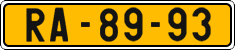 License plate of the Czech Republic, Commercial vehicles (1960)