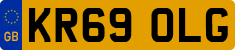 License plate of the United Kingdom, 2001 year system
