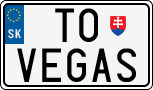 License plate of Slovakia, Vanity Plates