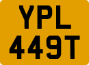 License plate of the United Kingdom, 1963 year system