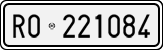 License plate of Italy, Cars (1927 year series)