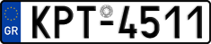License plate of Greece, Cars