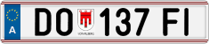 License plate of Austria, Regular plates