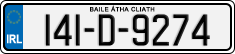 License plate of Ireland, Regular plates