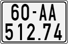 License plate of Vietnam, Motorcycles