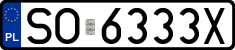 License plates of Poland, Regular car plates