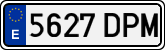 License plates of Spain, Ordinary (2000)