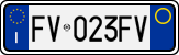 License plate of Italy, Cars (1994 year series)