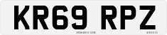 License plate of the United Kingdom, 2001 year system