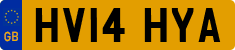 License plate of the United Kingdom, 2001 year system