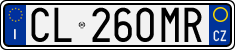License plate of Italy, Cars (1994 year series)