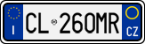 License plate of Italy, Cars (1994 year series)