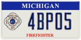Michigan, Specialty plates (1AB23)