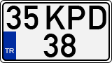 License plate of Turkey, Regular plates