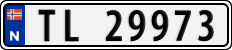 License plate of Norway, Cars