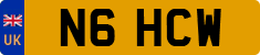 License plate of the United Kingdom, 1983 year system