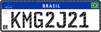 License plate of Brazil, Private owners (Mercosul)