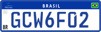 License plate of Brazil, Authorities (Mercosul)